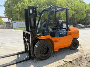 Venta al por mayor para Toyota Carretilla elevadora diésel naranja 5 toneladas Maquinaria de construcción Certificación CE Motor de operación de sitio rentable - Product Image 6