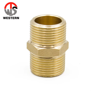 Phổ sử dụng <span class=keywords><strong>1</strong></span>/8 "đến <span class=keywords><strong>2</strong></span>" NPT nam Threaded Brass lục giác núm vú Ống phù hợp - Product Image 1