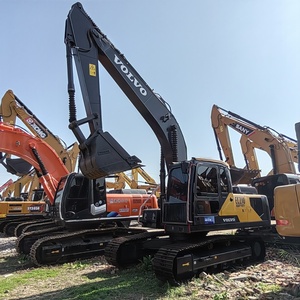 รถขุดตีนตะขาบ <span class=keywords><strong>Volvo</strong></span> EC210 มือสอง ขนาด 21 ตัน พร้อมบุ้งกี๋ขนาด 1.22 ลูกบาศก์เมตร ระบบไฮดรอลิก <span class=keywords><strong>Volvo</strong></span> แท้ ชั่วโมงการทำงานต่ำ เหมาะสำหรับงานก่อสร้าง - Product Image 1