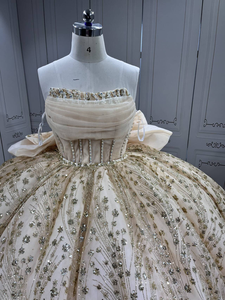 Robe de Quinceañera Mumuleo à paillettes champagne, Vestidos De Xv Anos, rose, robe pour <span class=keywords><strong>quinze</strong></span> ans, Vestidos De Quince Anos - Product Image 5