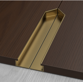 Modern Invisible Aluminum Alloy Embedded Drawer Handles for Dresser Wardrobe Kitchen Sliding <strong>Doors</strong>-Eco-Friendly Durable - Product Image 2