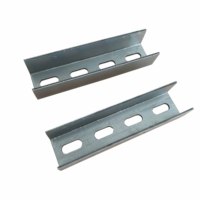 Galvanisation en acier au carbone Pv montage de panneau connecteur droit Rail solaire épissure accessoires pour montage solaire