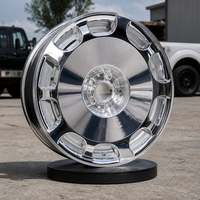Jantes en alliage d'aluminium forgé 18-22 pouces, style rétro, finition polie, 5 trous, haute performance, pour véhicules de luxe