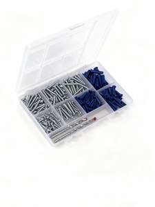 Kit d'ancres d'expansion, jeu de tournevis universel pour la maison, vis à tête plate, vis autoperceuses, ensemble d'outils ménagers - Product Image 3