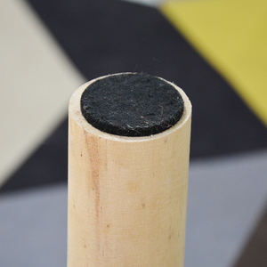 Living Room Bedroom Fabric Ottoman Pouf Round Lounge <strong>Chair</strong> <strong>High</strong> Quality <strong>Space</strong> <strong>Saver</strong> Wooden Stool - Product Image 6