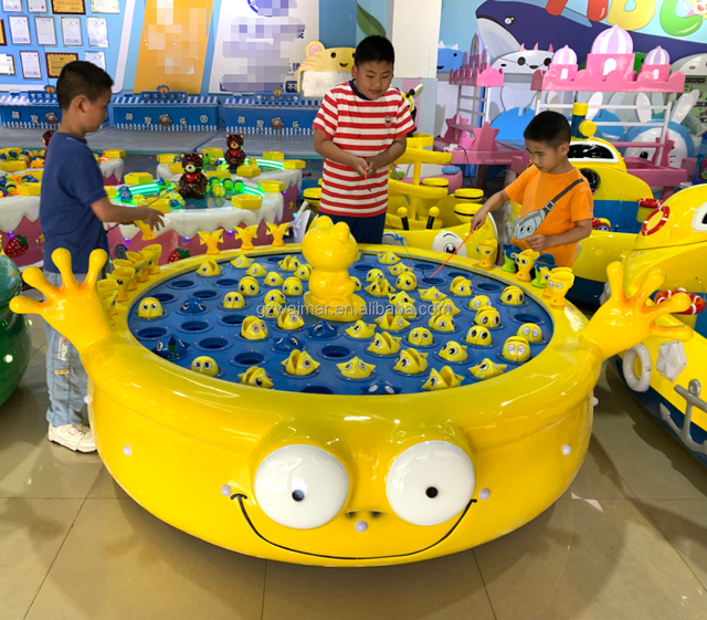 Hot Selling Multifunctional Electric Fishing Platform Toys Kids Simulation Rotating Fishing Table Game With Music