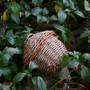 Nido de pájaros tejido a mano, de hierba, tamaño mediano, redondo, ecológico, para decoración de jardín. - Product Image 4