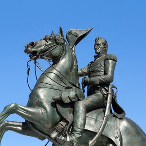 Berühmter <span class=keywords><strong>George</strong></span> Washington auf Pferde bronzefigur statue - Product Image 3