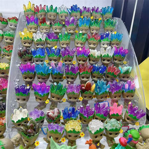 منتجات وصلت حديثًا مشغولات يدوية من الكريستال الطبيعي Groot Aura رقاقة هدايا ديكور المنزل - Product Image 4