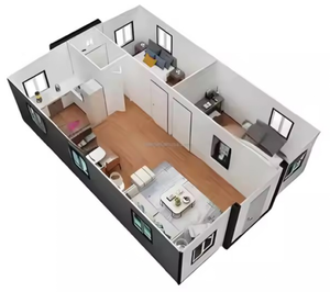 Conteneur Extensible Design Moderne Isolation Écologique Acier Aluminium Haute Résistance pour Appartement Maison Maison Extensible - Product Image 1