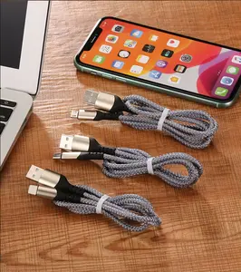 Usb Charger Cable USB Type C Fast Cable 3A Charging Quick Charge Charger Cable To TYPE C Carga Rapida For Samsung Galaxy S10 QC 3.0 Cell Phone