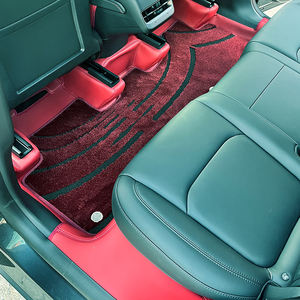 Coussin de pied de sac souple personnalisé à couverture complète à 360 degrés coussin de pied de voiture en cuir imperméable de luxe Napa adapté à la Tesla Model 3 X - Product Image 5