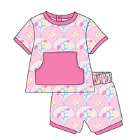 Conception unique de poche de veste de costume pour enfants en gros sur mesure d'usine pour les tenues d'été décontractées pour enfants