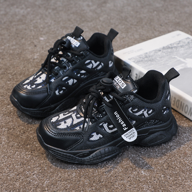 Новинка, детская повседневная обувь, сетчатые детские спортивные кроссовки со шнуровкой