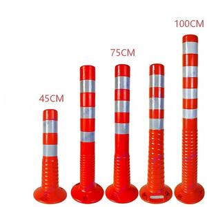 Señales de tráfico reflectantes de aluminio para seguridad vial, señal de advertencia de parada, cono de tráfico, tope de velocidad, tope de rueda. - Product Image 3