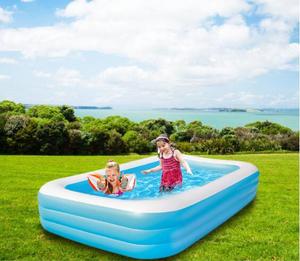 Family lounge piscina inflable para niño bebé, juguetes al aire libre de natación para <span class=keywords><strong>niños</strong></span> o adultos de tamaño completo para fiesta de agua de verano en jardín - Product Image 1