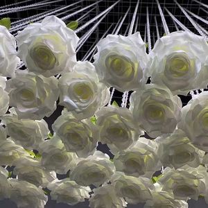 K-0429 Trần Trang Trí Đám Cưới Treo Rose Heads Nhân Tạo Hoa Pha Lê Chuỗi Hoa - Product Image 3