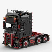 NUEVO MOC RC R 620 Camión Contenedor Urbano con Remolque, Modelo de Plástico ABS, Juguete Creativo DIY, Rompecabezas de Ensamblaje, Regalo de Cumpleaños para Niños