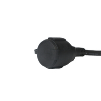 Câble d'extension en caoutchouc Euro IP44 IP54 avec prise et fiche Schuko avec couvercle H05RR H07RN pour extérieur et bricolage