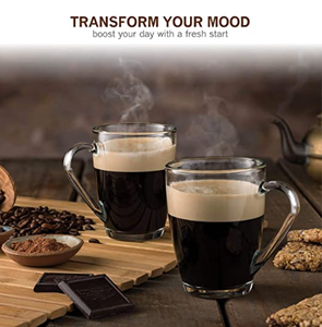 Taza de café de cristal grande para viaje, vaso decorativo para cerveza, leche, venta al por mayor - Product Image 3