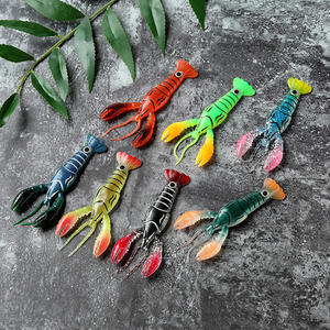 Homard artificiel 9.5cm/6g <span class=keywords><strong>leurre</strong></span> souple leurres de pêche crevettes <span class=keywords><strong>écrevisse</strong></span>s <span class=keywords><strong>leurre</strong></span> en plastique souple - Product Image 4