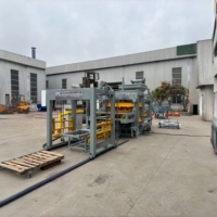 Machine de fabrication de blocs de béton et de cendres volantes entièrement automatique hydraulique PLC Zhongke QT5-15, machine à fabriquer des pavés