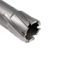 RJTOOLS Fraise annulaire TCT 12-100mm à queue Weldon, en carbure de tungstène haute dureté, pour matériaux durs