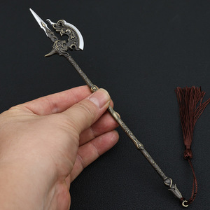 Top 10 Armi Fredde Antiche Cinesi: Spada Divina Dorata da 22CM, Ausilio Didattico, Regalo Festivo, Decorazione, Pezzo da Collezione - Product Image 3