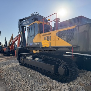 Excavatrice hydraulique sur chenilles Volvo EC480 d'occasion, presque neuve, d'origine japonaise, 48 tonnes - Product Image 3