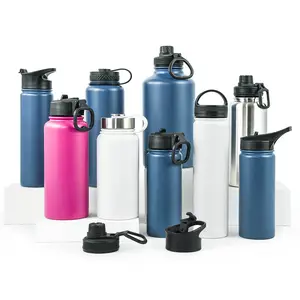 Hot bán 800ml 1L 32oz nước bằng thép không gỉ chai tái sử dụng phòng tập thể dục cách điện chân không Flask chai