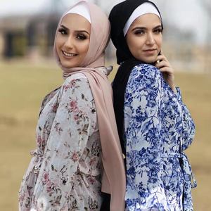 ストレッチコットンジャージースカーフストレッチプレーンラップ<span class=keywords><strong>Hijab</strong></span> - Product Image 6