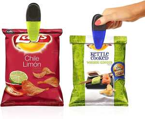 مشابك بلاستيكية صغيرة مخصصة بحجم 8.7*3.1*4.2 سم ذات مظهر جذاب ورخيصة مع طباعة الشعار ومزودة بمغناطيس - Product Image 6