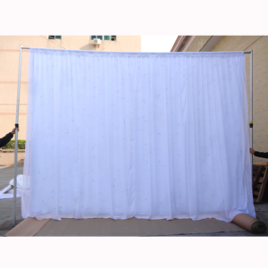 Telescopic modular <b>backdrop</b> <b>stand</b> aluminum <b>wedding</b> decor pipe and drape - Product Image 4