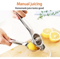Presse-agrumes manuel multifonctionnel en alliage d'aluminium en forme d'oiseau, presse-citron double portable, outils de cuisine en PC, lame métallique