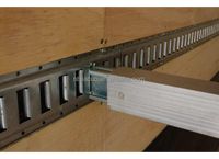 Van Truck Aluminium E-Track Réglable Logistique En Aluminium Cargo Track Barre De Charge Sécurisée Poutres De Decking pour E Track