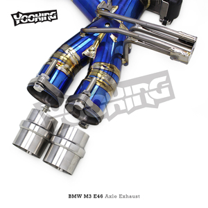 Sistema de <span class=keywords><strong>Escape</strong></span> de Titanio para <span class=keywords><strong>BMW</strong></span> M3 <span class=keywords><strong>E46</strong></span> L6 3.2L 2004-2006, Válvula de Vacío para Eje de Auto de Carreras, Silenciador de <span class=keywords><strong>Escape</strong></span> Catback - Product Image 2