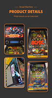 Flippers électroniques chinois, machine de jeu d'arcade virtuel, machines de flipper pour adultes