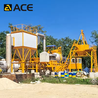 Centrale à asphalte compacte ACE 60t/h avec pompe contrôlée par PLC, écoénergétique, pour la construction routière à grande échelle en Malaisie/Afrique du Sud, certifiée CE