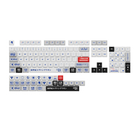 Diy custom sa profile polycarbonate full transparent mechanical keyboard keycaps pbt dye sublimation valorant keycaps