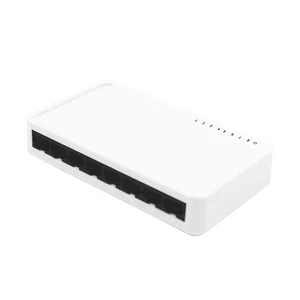 Produsen Plastik Kasus Desktop 8 Port 10/100Mbps Ethernet Switch Jaringan Unmanaged Switch Hub