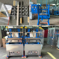 Machine à fabriquer des gobelets à café comestibles, des cornets de glace, des gaufrettes et des biscuits, 12 à 60 pièces/fois, prix