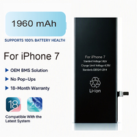 Batterie de téléphone portable de haute qualité en gros, fabriquée en usine, pour iPhone, batterie de remplacement OEM pour iPhone 7 7 Plus