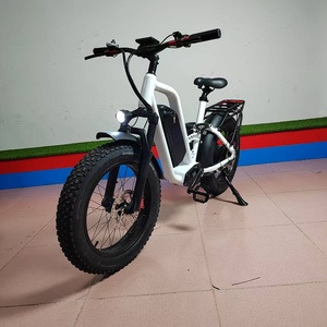 มอเตอร์ 1000W แบตเตอรี่ 52V 22Ah ระบบกันสะเทือนเต็มรูปแบบ โครงอะลูมิเนียม ยางอ้วน จักรยานไฟฟ้าแบบ Step-Through รุ่น V1 V1 - Product Image 4