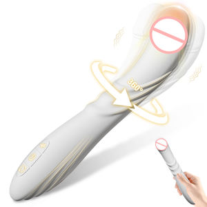 Vibrador Dildo G-Spot com 10 Modos de Rotação e 10 Modos de Vibração em Silicone Macio OEM/ODM para Mulheres com Operação Silenciosa e à Prova d'Água IPx7 - Product Image 1