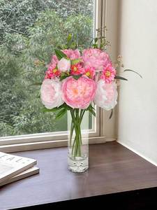 Wholesale High Quality 3 Heads <b>Artificial</b> Silk <b>Peony</b> Flowers for Wedding Party Home Flower Arrangement Decoration - Product Image 3