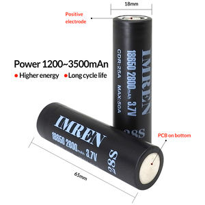 <span class=keywords><strong>IMREN</strong></span> <span class=keywords><strong>18650</strong></span> Batterie <span class=keywords><strong>2800mah</strong></span> 28S 50A USA LAGER 3,7 V 3,6 V Lithium-Li-Ionen-Zelle wiederauf ladbar Inr18650 Zylindrisches ternäres Akku US - Product Image 3