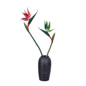 Fleur artificielle d'oiseau de paradis en plastique PU, fil métallique, haute simulation, branche unique, décoration intérieure, accessoires de photographie - Product Image 5