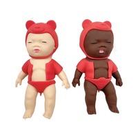 Boneka Natasha Kain Hitam Mainan Lintas Negara Terlaris Sensasi Internet Populer Mainan Remas Pereda Stres untuk Bayi (0-2 tahun)