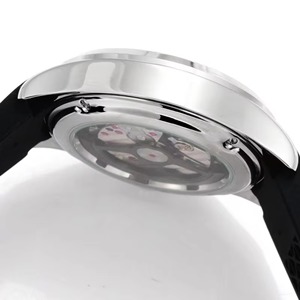Reloj Clásico Elite de 42 mm con Caja de Acero Inoxidable, Cronógrafo Automático, Taquímetro, Cristal de Zafiro, Esfera Gris, Correa de Goma, Nuevo para Hombre - Product Image 5