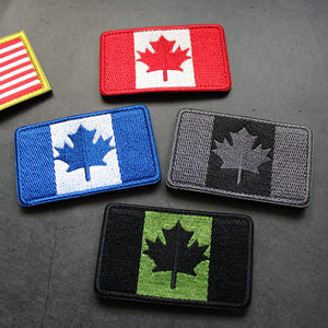 Kustom tambalan bendera bordir produsen perca buatan negara besi pada bendera tambalan bordir - Product Image 4